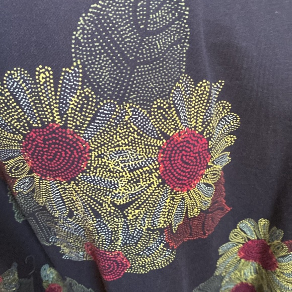 LULAROE SUNFLOWER DRESS NWT PULLOVER XS - Picture 8 of 9